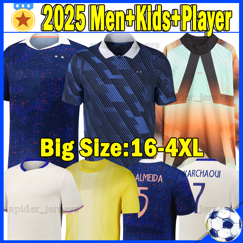 XXXL 4XL 2025 FrEnCh Soccer Jerseys 25 26 MBAPPE GIROUD DEMBELE GRIEZMANN THURAM KONE Player version goalkeeper M. MAIGNAN Football Shirts Men Uniforms Kids Kits Sets