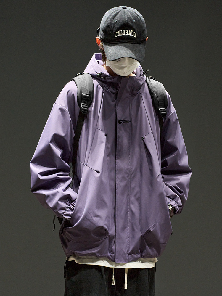 Roland Tiger 2024 New Men's Outdoor Jacket Spring Autumn Trendy Brand Men's Autumn Jacket Men's Autumn Winter Outdoor Hiking Jacket