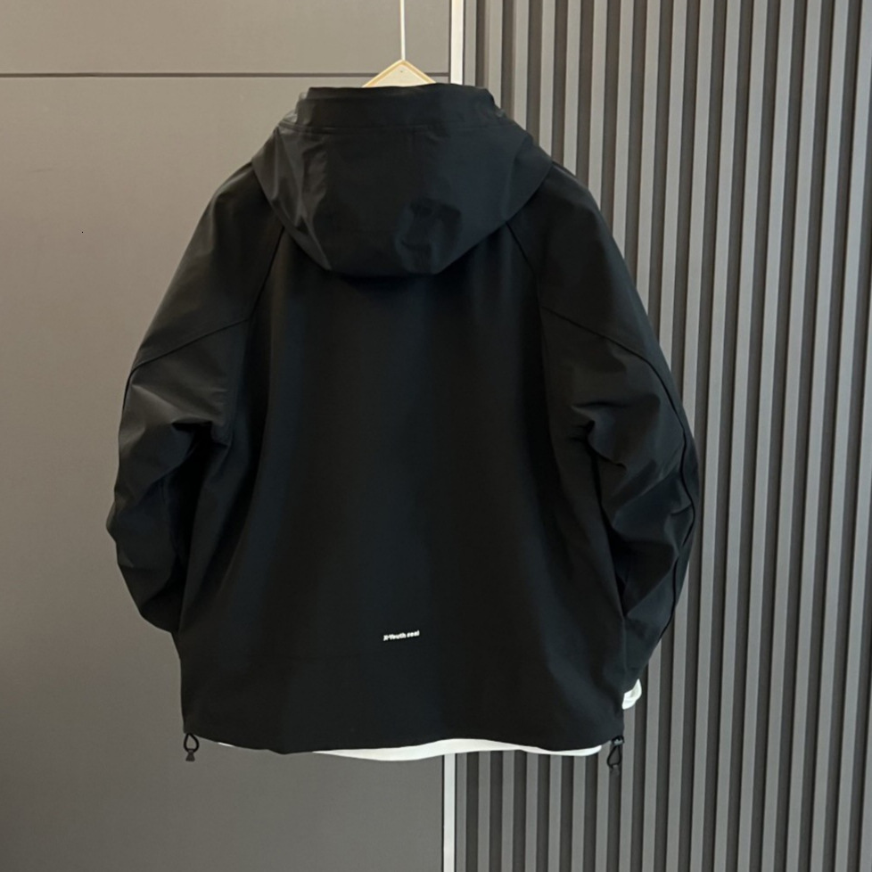 Roland Tiger Autumn Winter Hooded Jacket Men's Trendy Casual Versatile Workwear Jacket Fashion Sports Export Outdoor Windbreaker