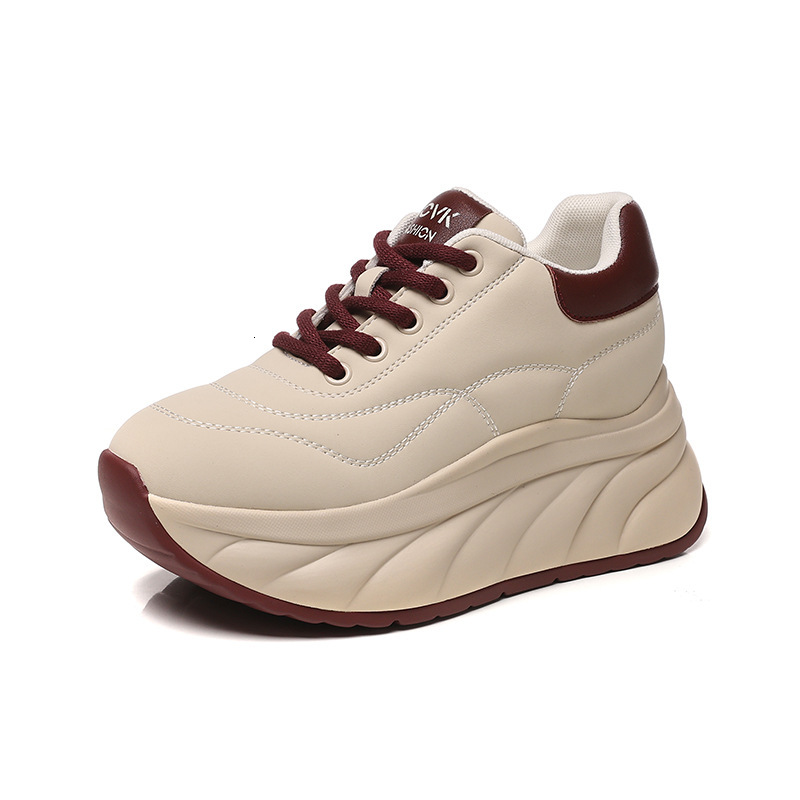 2025 Designer Fashion New Women's Multi functional Height increasing Soft soled Sports and Leisure Flat Shoes