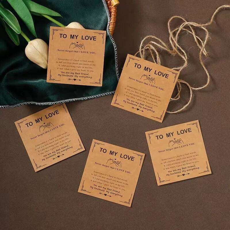 ZAKOL Stainless Steel Five Leaf Flower Bracelet with Blessing Card Plum Plant Adjustable Bracelets Jewelry Gifts for Women