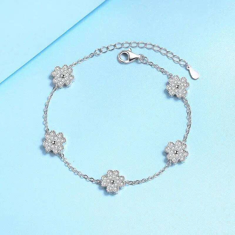 0.6ct Moissanite Tennis Bracelet GRA Certified Lab Diamond s925 Sterling Silver 18k Wedding Bracelets for Women Man bc6