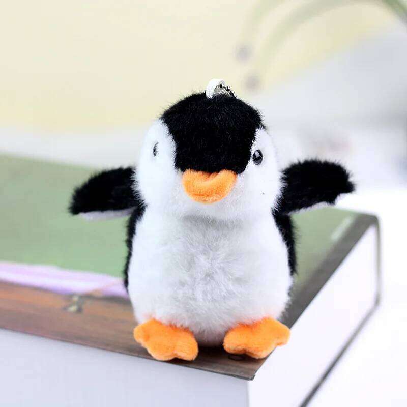 ZAKOL New Kawaii Cute Penguin Plush Doll Keychain Stuffed Animal Toy Bag Pendants Decor Birthday Holiday Gifts for Boys Girls