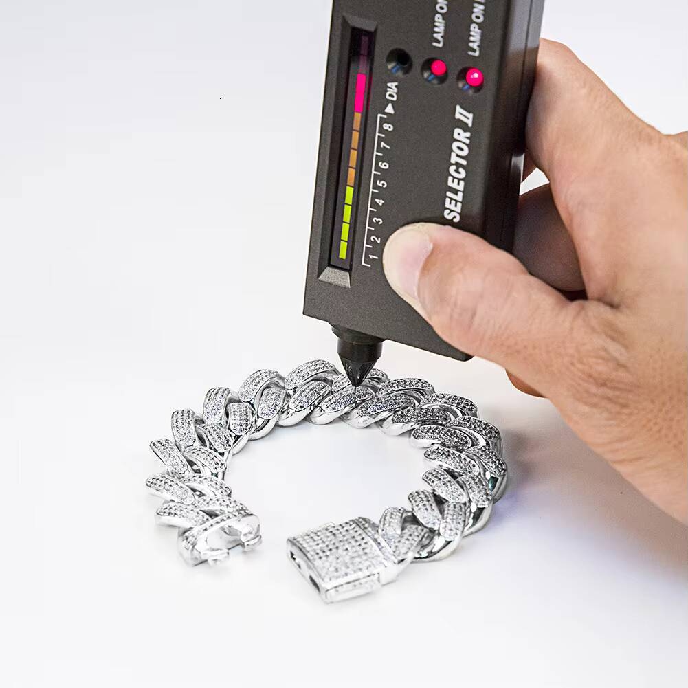 Moissanite Necklace 6MM 8MM 10mm 12mm 15mm Hip Hop Jewelry 925 Sterling Silver Bracelet Men Women VVS Iced Out Cuban Link Chain