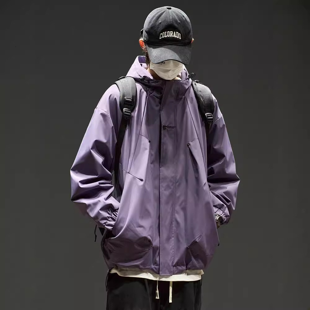 Roland Tiger 2024 New Men's Outdoor Jacket Spring Autumn Trendy Brand Men's Autumn Jacket Men's Autumn Winter Outdoor Hiking Jacket