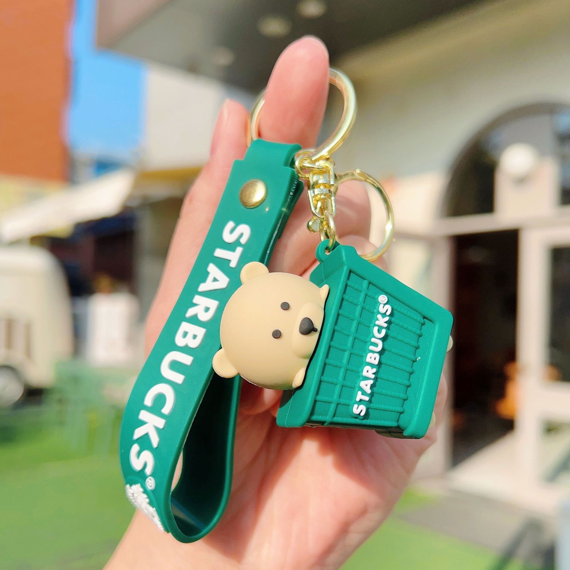 Free Shipping designer key chains for bags New Bear Keychain Cartoon Pendant Car Backpack Hanging Gift