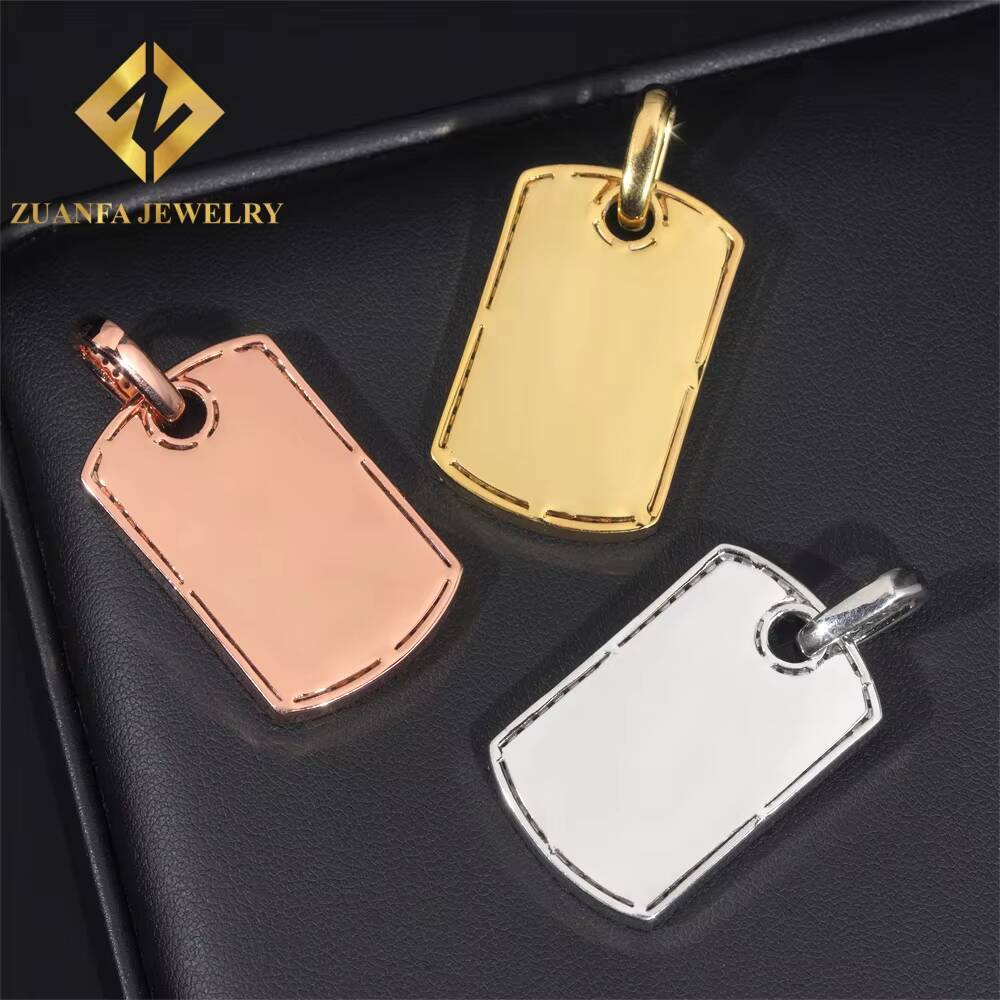 New Arrival Hip Hop Pass Diamond Tester Iced Out Fire Jewelry 925 Sterling Silver Fashion Pendant Necklaces Charms for Men