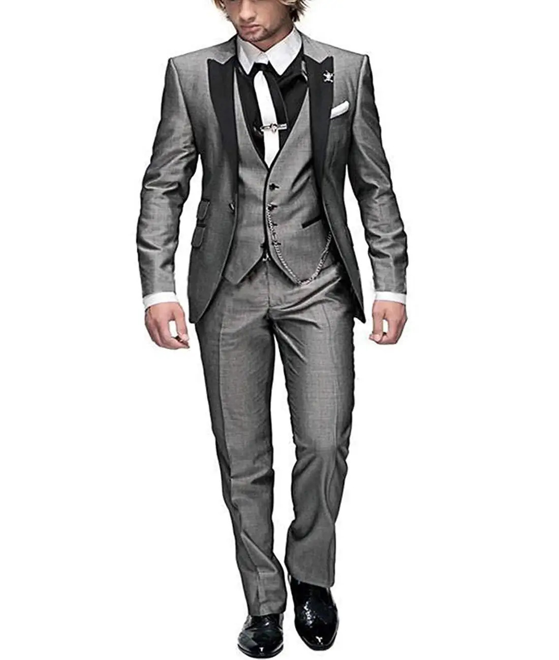 Made Mens Suit 3 Pieces Burgundy Tuxedos Gentleman Wedding Suits Notch Lapel Groom Terno Jacket Vest Pants 251217
