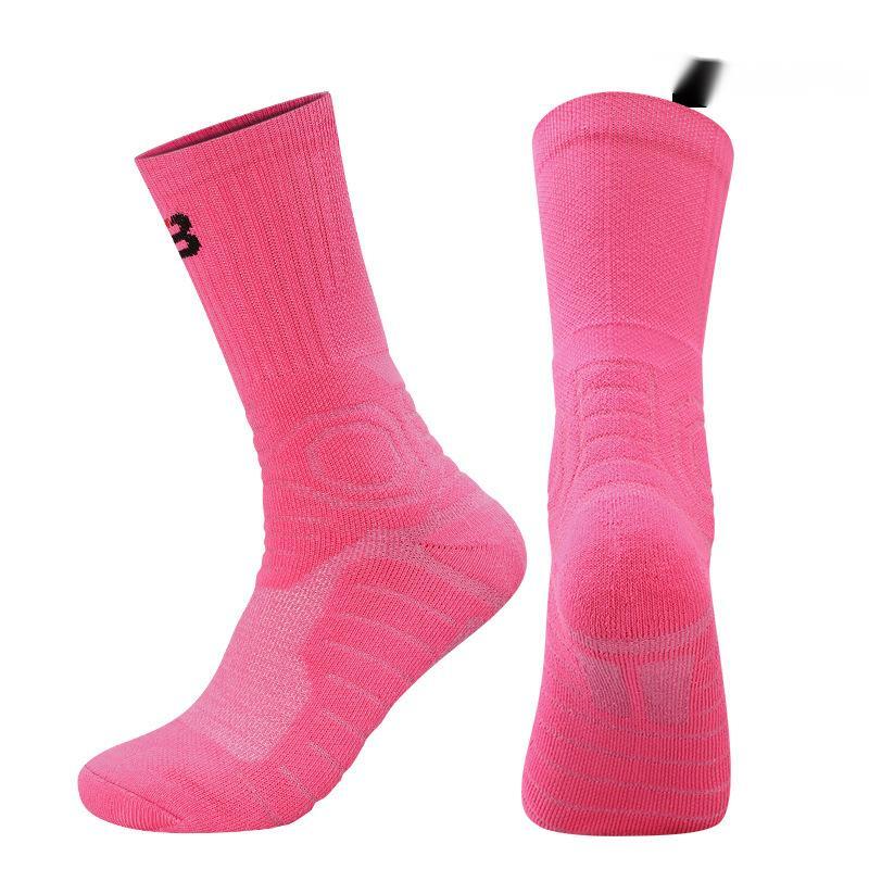 Professional Practical Basketball Socks For Men, Autumn And Winter Thickened Towel Bottom Mid-Calf Running Socks, High-Top Elite Socks, Long Tube Spor