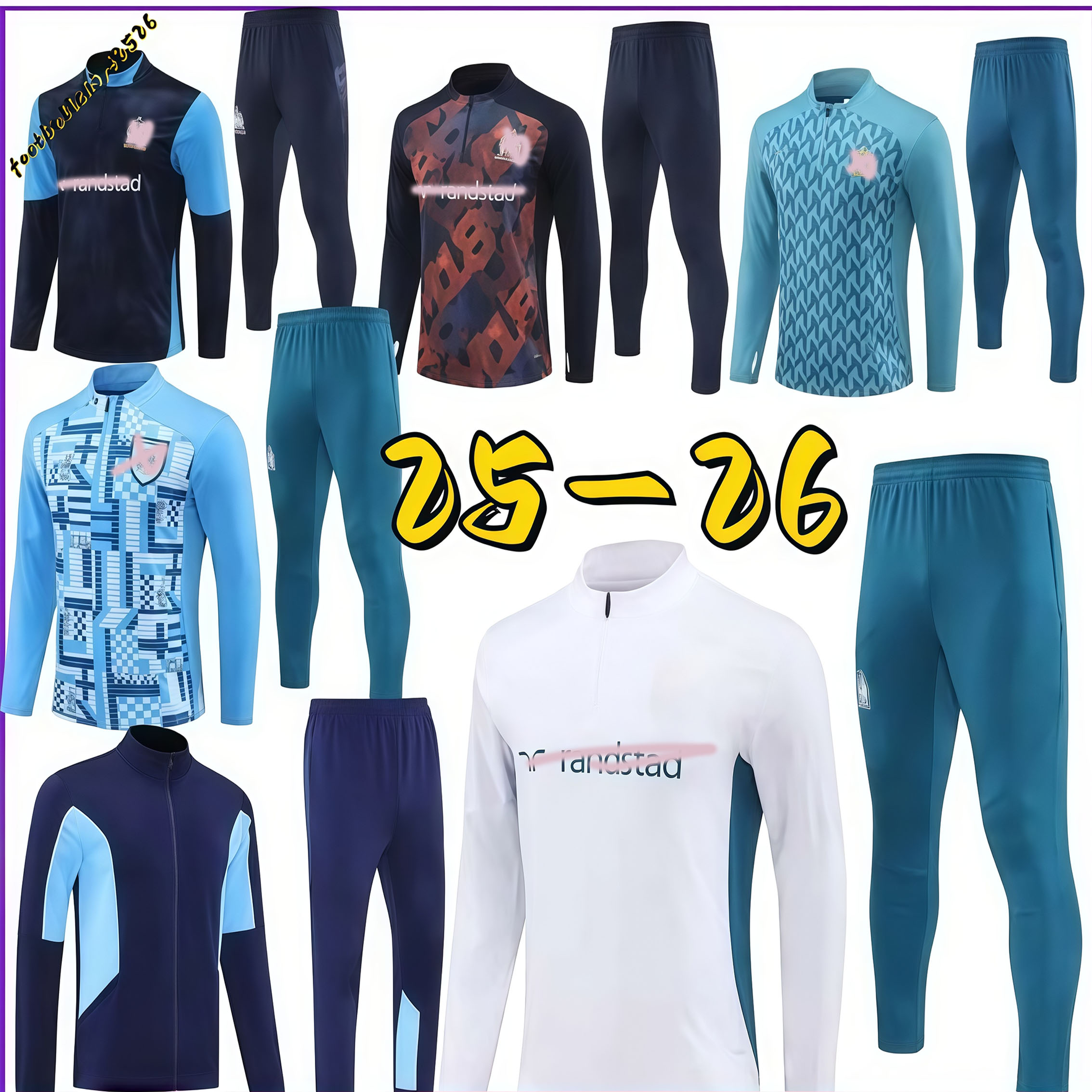 2026 2027 Mmarseille tracksuits GREENWOOD BALERDI MarseilleES survetement 26 27 soccer Training Olympique OM tracksuit football Sportswear jogging kids