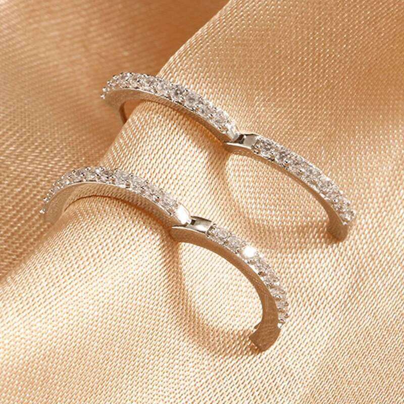 1 Pair Minimal Exquisite Hoop Crystal Zirconia Small Huggie Thin Cartilage Earring For Women Helix Tragus Piercing Jewelry