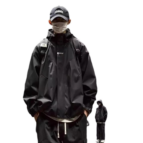 Roland Tiger 2024 New Men's Outdoor Jacket Spring Autumn Trendy Brand Men's Autumn Jacket Men's Autumn Winter Outdoor Hiking Jacket