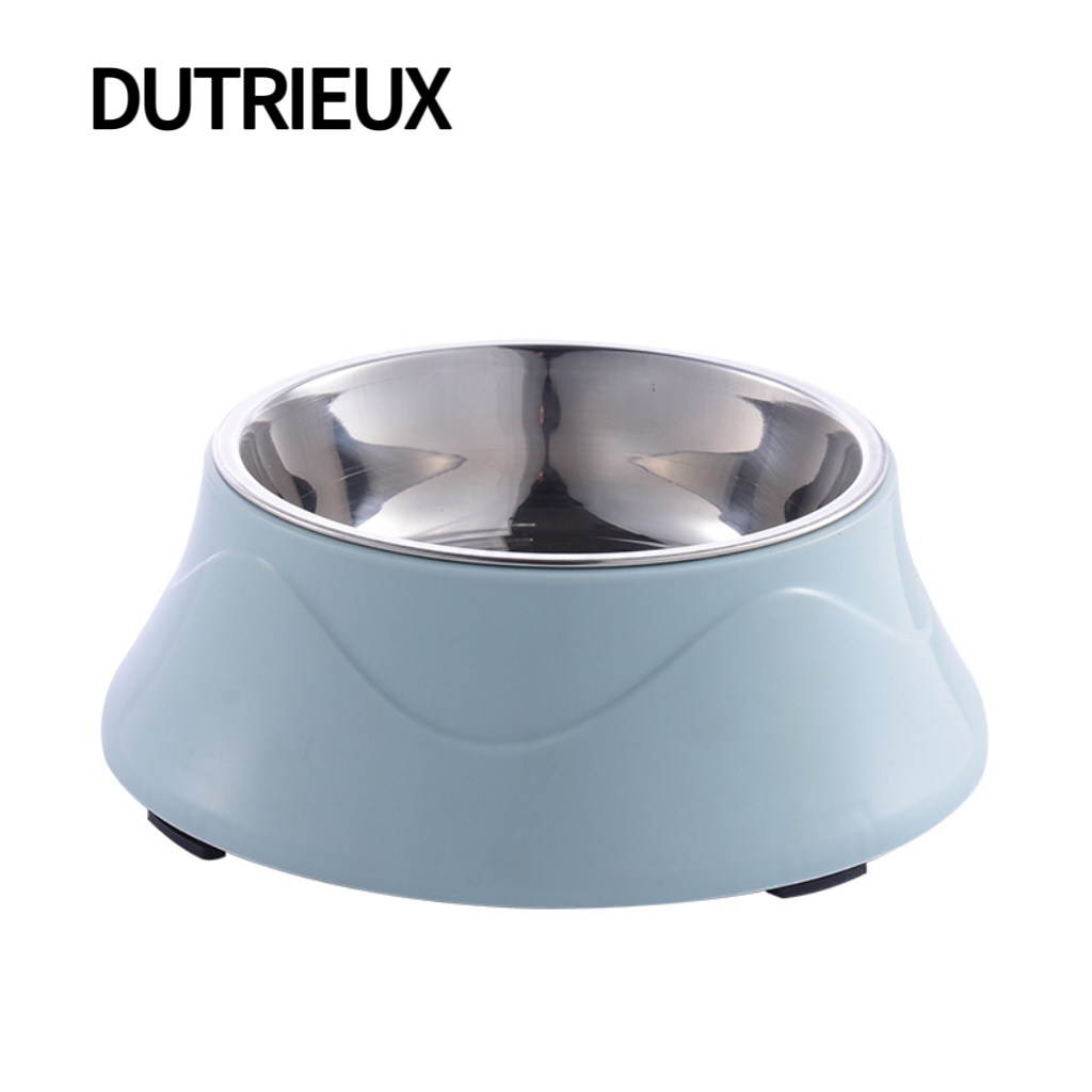 H2020 Non-slip stainless steel pet bowl, large capacity, deep mouth design, removable and washable, suitable for both cats and dogs.