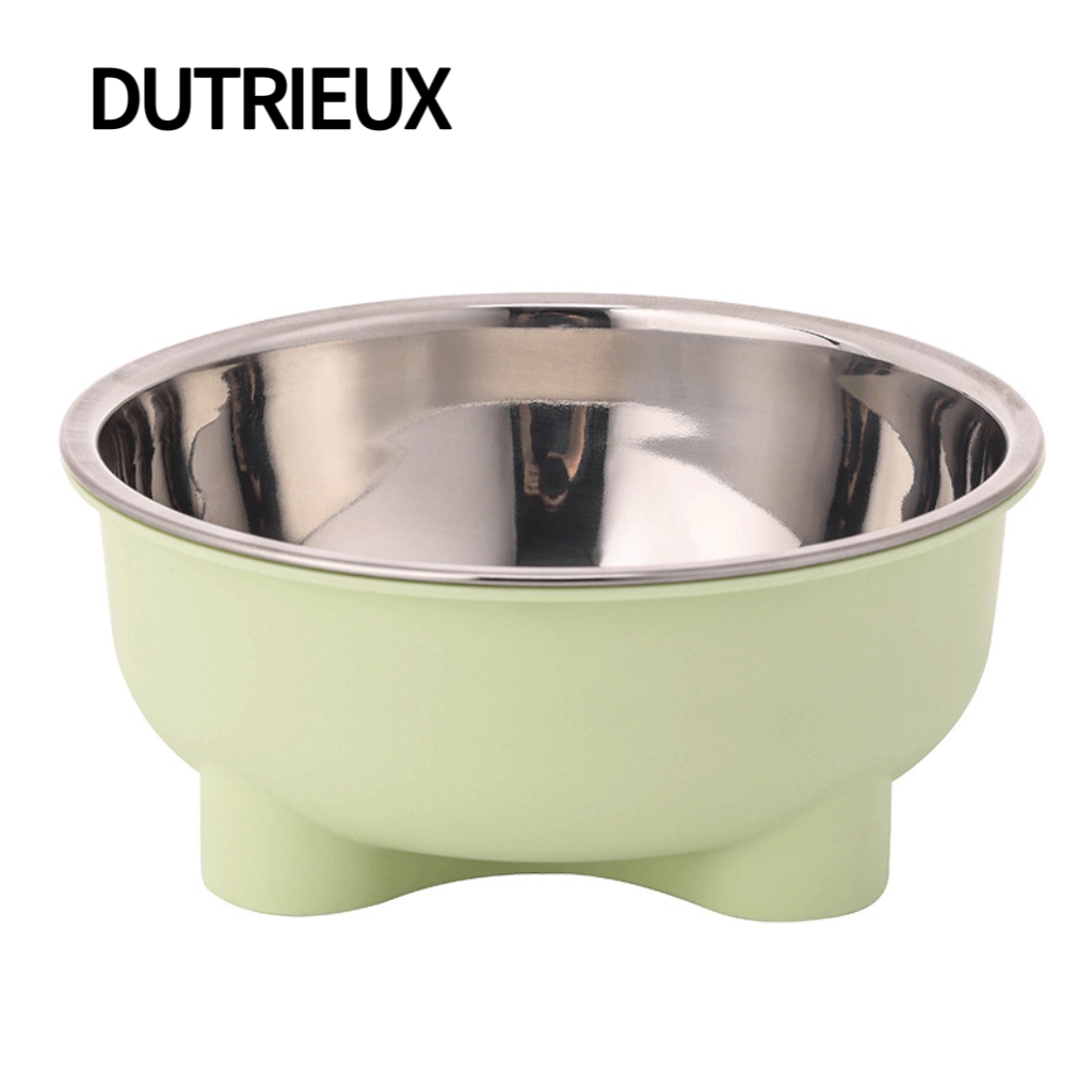 H2020 Non-slip stainless steel pet bowl, large capacity, deep mouth design, removable and washable, suitable for both cats and dogs.
