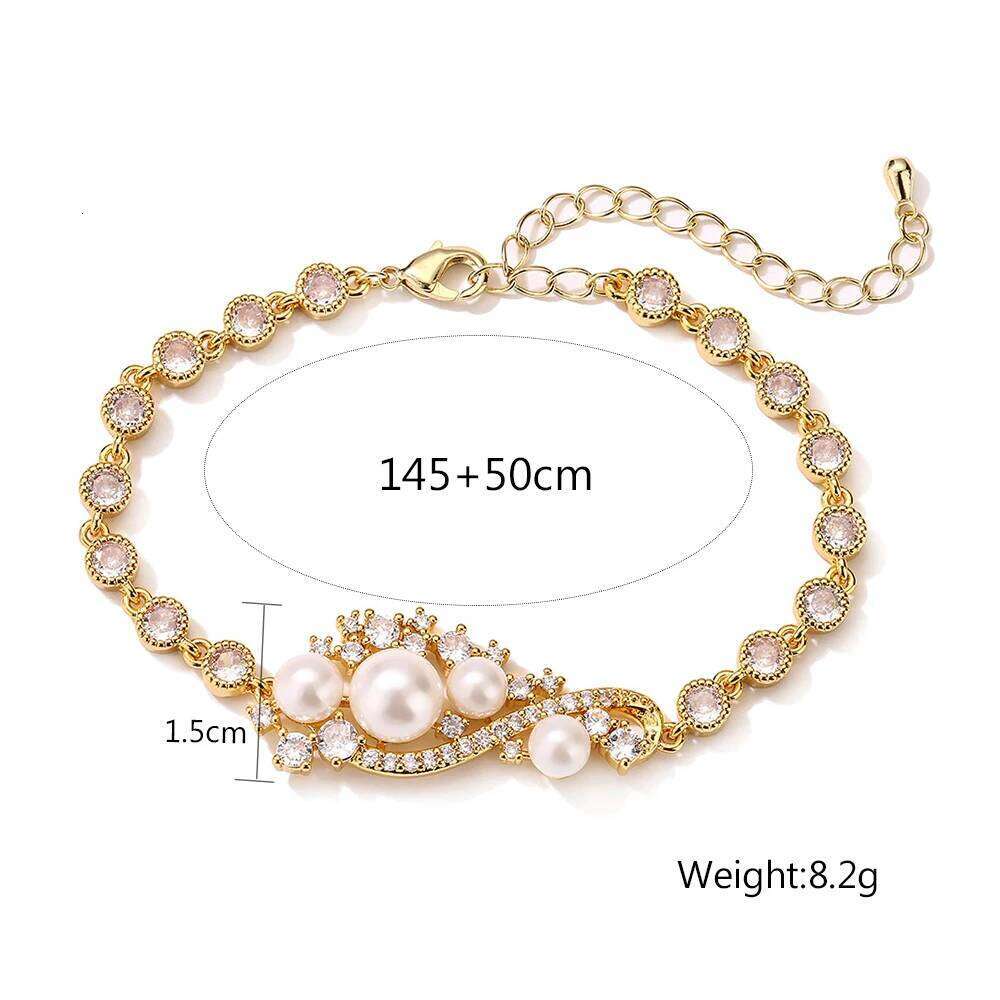 ZAKOL Classic Buling AAA Cubic Zirconia Bracelet Elegant Sliver Color Chain Bracelets Wedding Jewelry for Women