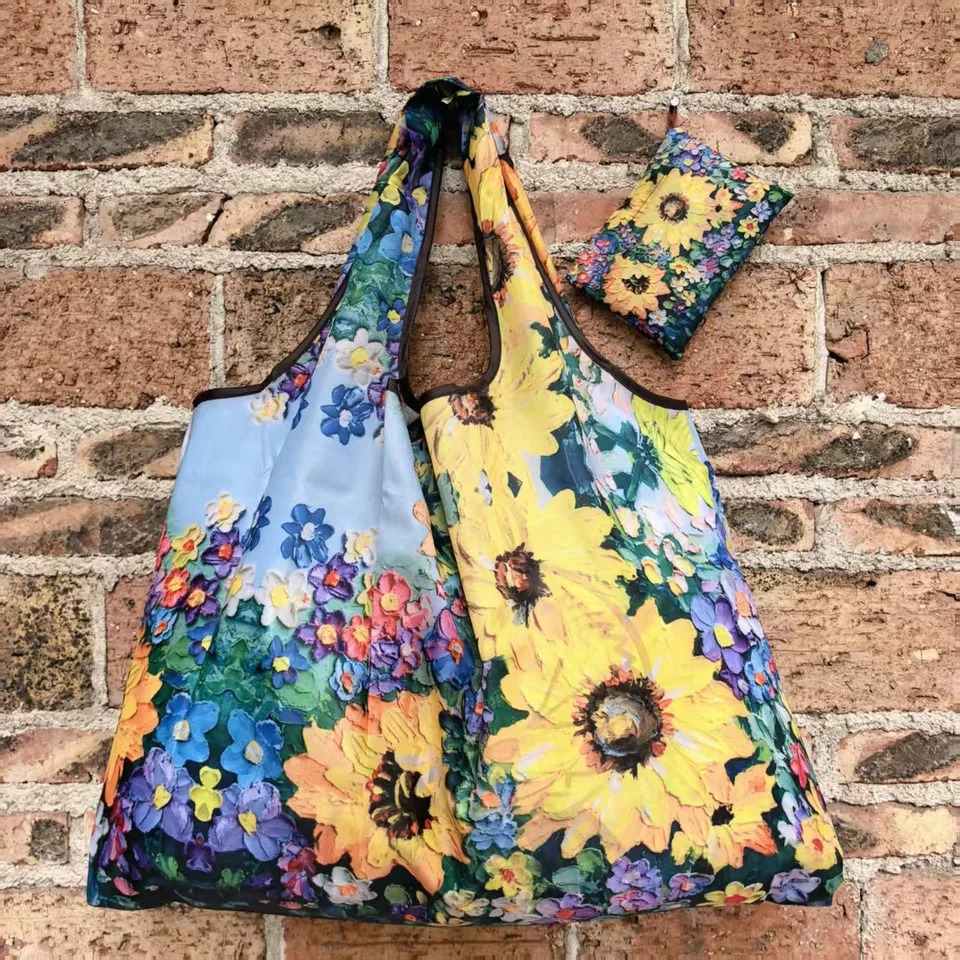 Big Size Shopper Bag ECO Tote Bag Reusable Portable Shoulder Womens Handbags Folding Pouch Shopping Bag Foldable Womens Bag 251225