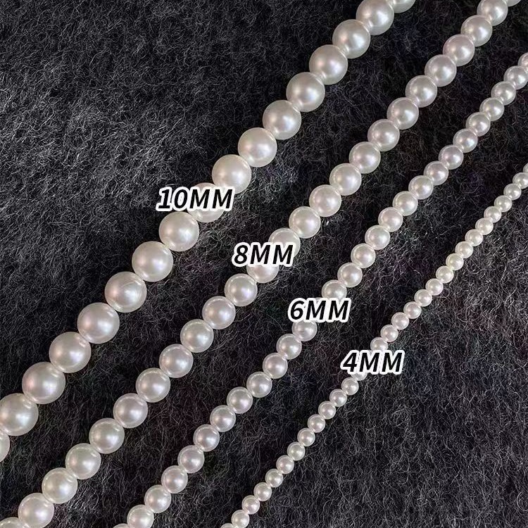 Luxury Brand Designer Jewelry New French Style Pearl Necklace Autumn Winter Magnetic Clasp Sweater Chain Light Luxury Elegant Neck Chain High-End Clav