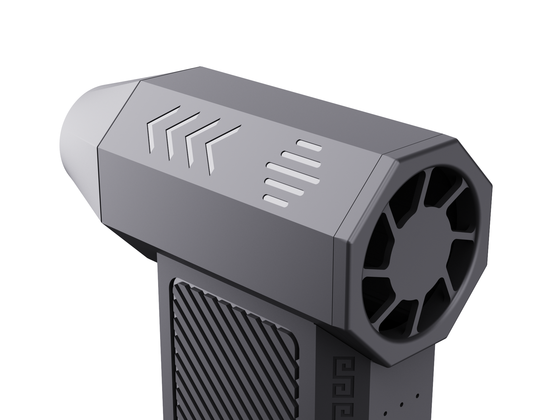 ZY7400 -ProMini Turbo Jet Fan Electric Air Duster with 1&3 Gear Adjustable Speed 130000RPM 52m/s Car Computer Cleaning Blower Tool Kit