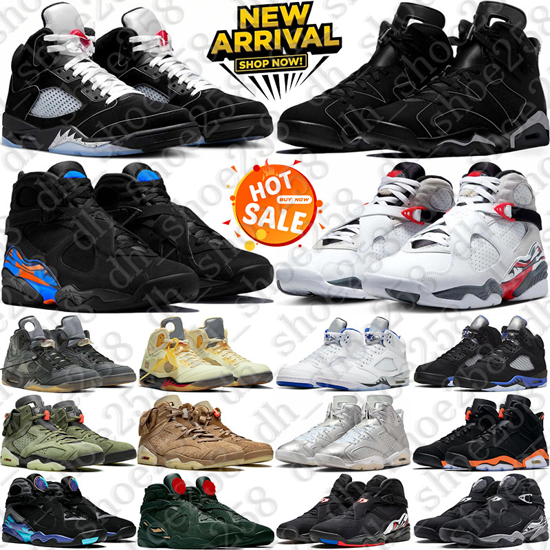 Designer Basketball 5 6 8 Shoes sneakers for 5s mens 6s 8s womens Black Metallic White Infrared Bugs Bunny Sail trainers Sports runners top