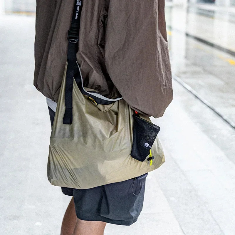 Unisex Shopping Bag Waterproof and Folding Ultra-Light Shoulder Bag Outdoor Hiking Travel Multifunctional Womens Messenger Bag 251225