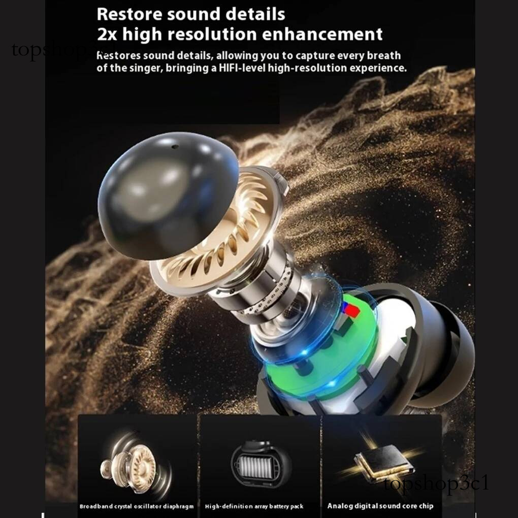 Invisible Sleep Headphones Bluetooth 5.4 Earphones Mini Earbuds TWS Wireless HIFI Stereo Noise Reduction Waterproof Headsets
