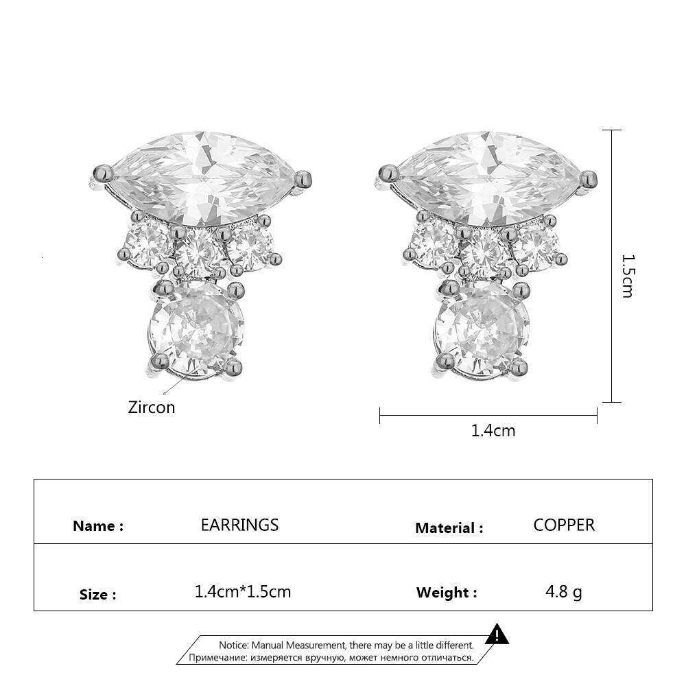 ZAKOL Cute Pink Square Zircon Stud Earrings for Elegant Women Cubic Zirconia Wedding Party Birthday Jewelry