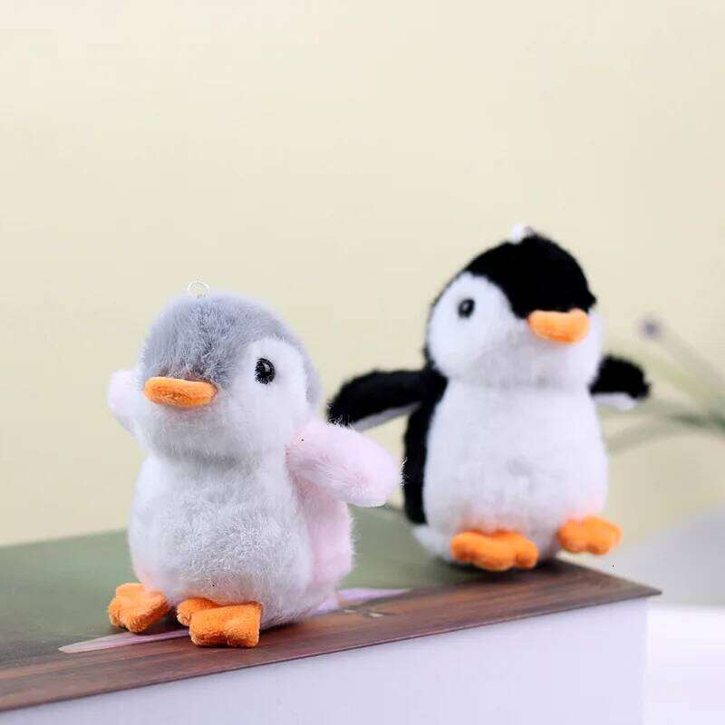 ZAKOL New Kawaii Cute Penguin Plush Doll Keychain Stuffed Animal Toy Bag Pendants Decor Birthday Holiday Gifts for Boys Girls