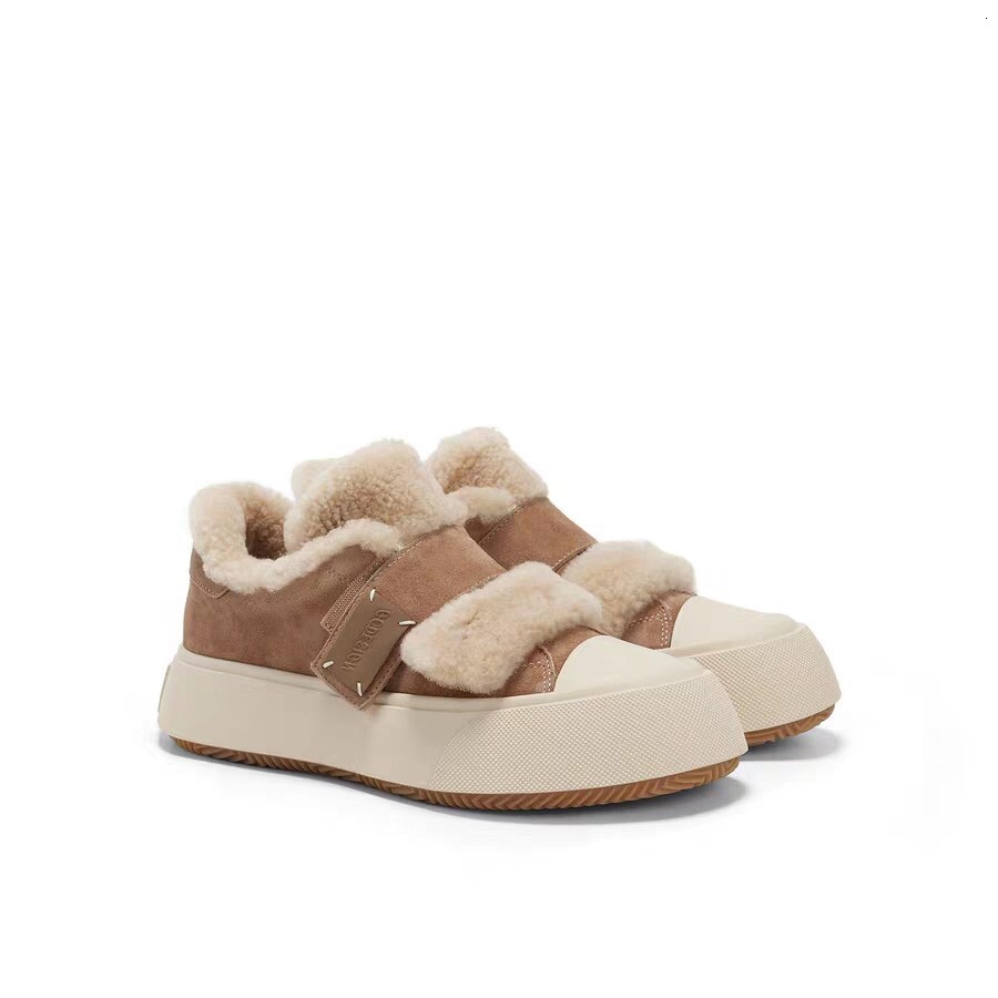 2025 Designer Fashion Women's Thick soled Height Increasing Warm Cotton Shoes Casual Sports Shoes