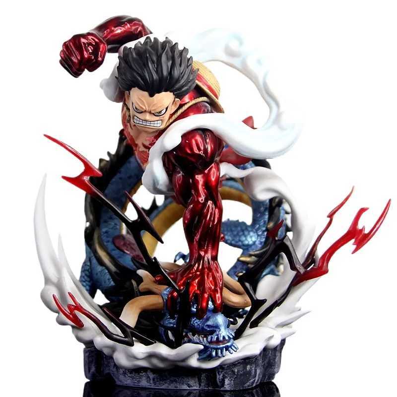 One Piece Monkey D Luffy Gear 4 17cm Anime Figurine Model GK Action Figure PVC Statue Collection Toy Figma H251227