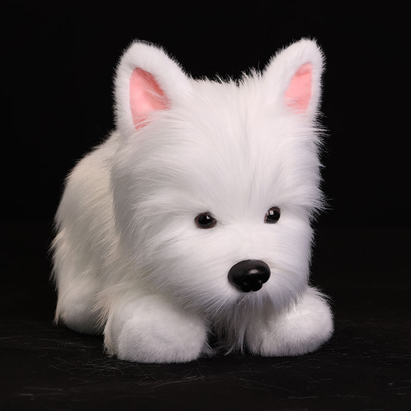 New Plush Toy Backpack West Highland Puppy Doll Soft Girl Handheld Single Shoulder Doll Children's Birthday Gift