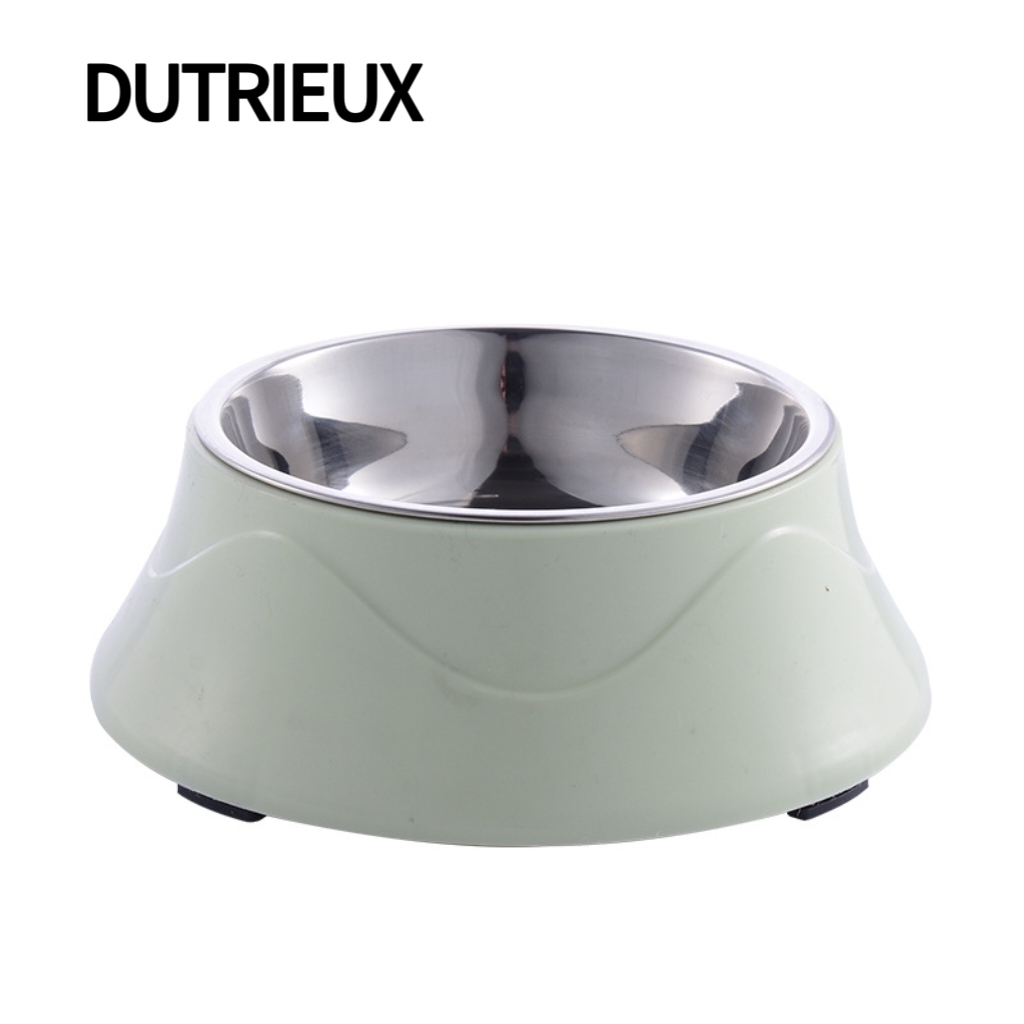 H2020 Non-slip stainless steel pet bowl, large capacity, deep mouth design, removable and washable, suitable for both cats and dogs.