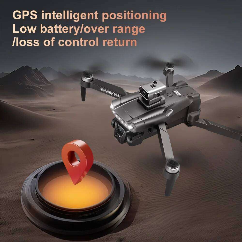 V198max Drone 8K Profesional FPV Brushless Laser Obstacle Avoidance Aerial Optical Foldable Quadcopter Mini 4K Dron SANNAING