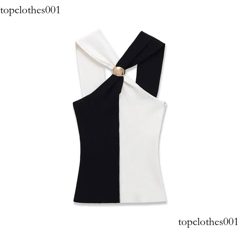 2025 winter new style European and American temperament design niche versatile knitted camisole women's vest top