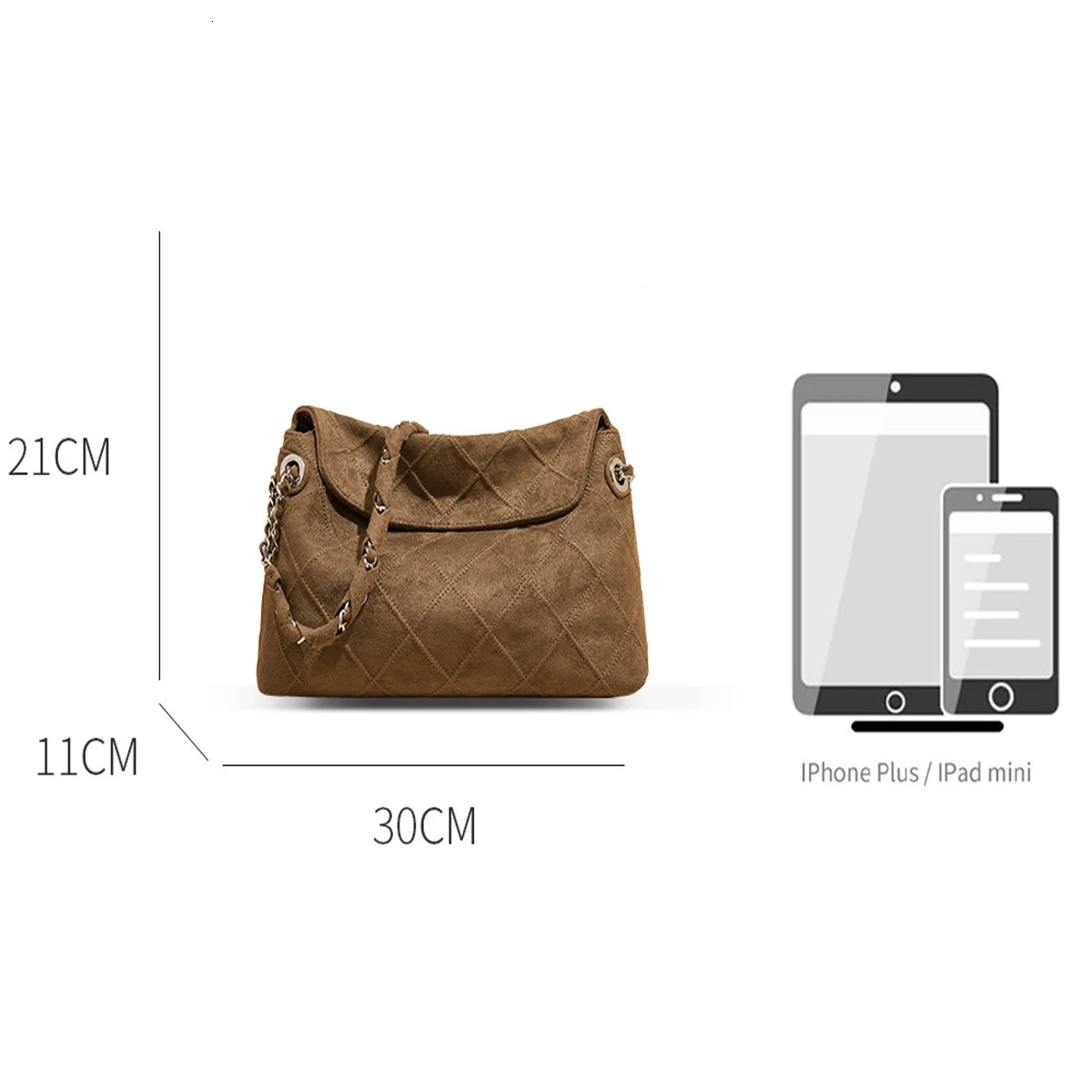 Large Capacity Womens Shoulder Bag Autumn Winter Retro Ladies Handbag Messenger Purse Commuting Bucket Bag 251225