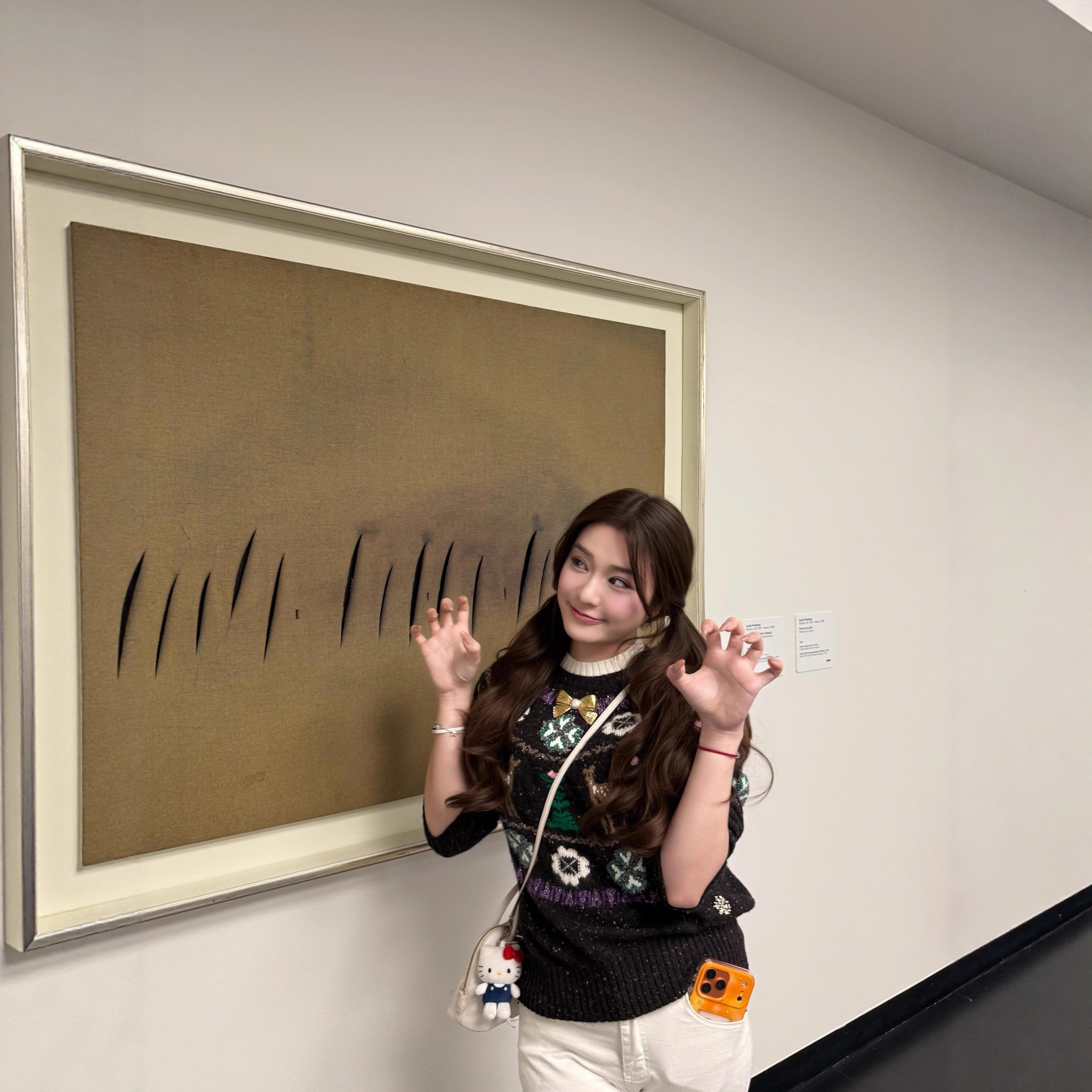 Xiaoxiangjia Ski Series Reindeer Christmas Full Atmosphere Retro Style Pullover Knitted Sweater