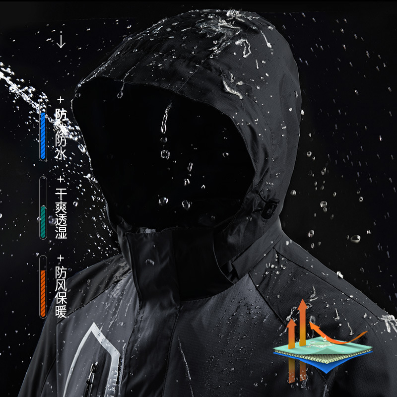 Roland Tiger Outdoor Couple Hiking Off-Road Team Custom 2025 Spring Autumn Four Seasons Wearable Windproof Single Layer Jacket Waterproof