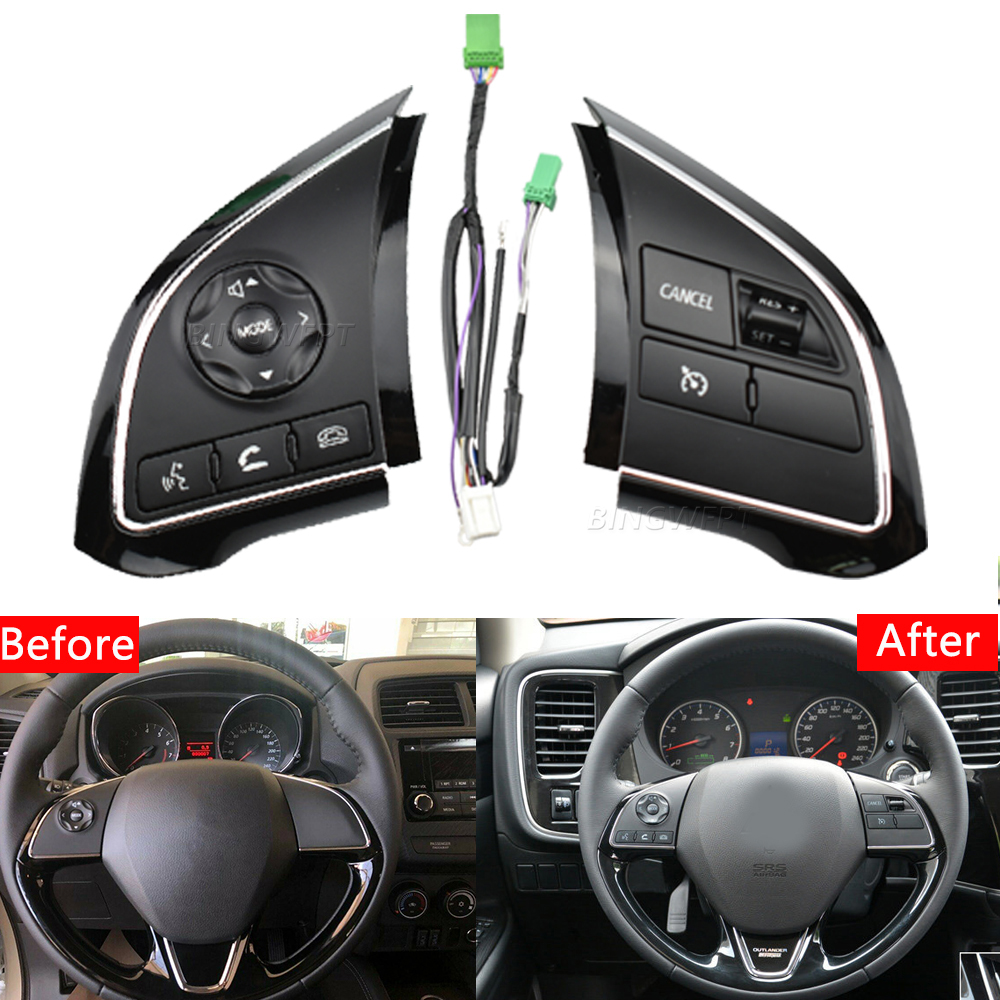 New Powerful Steering Wheel Button Cruise Control Switch For Mitsubishi Asx Outlander 2014-2022
