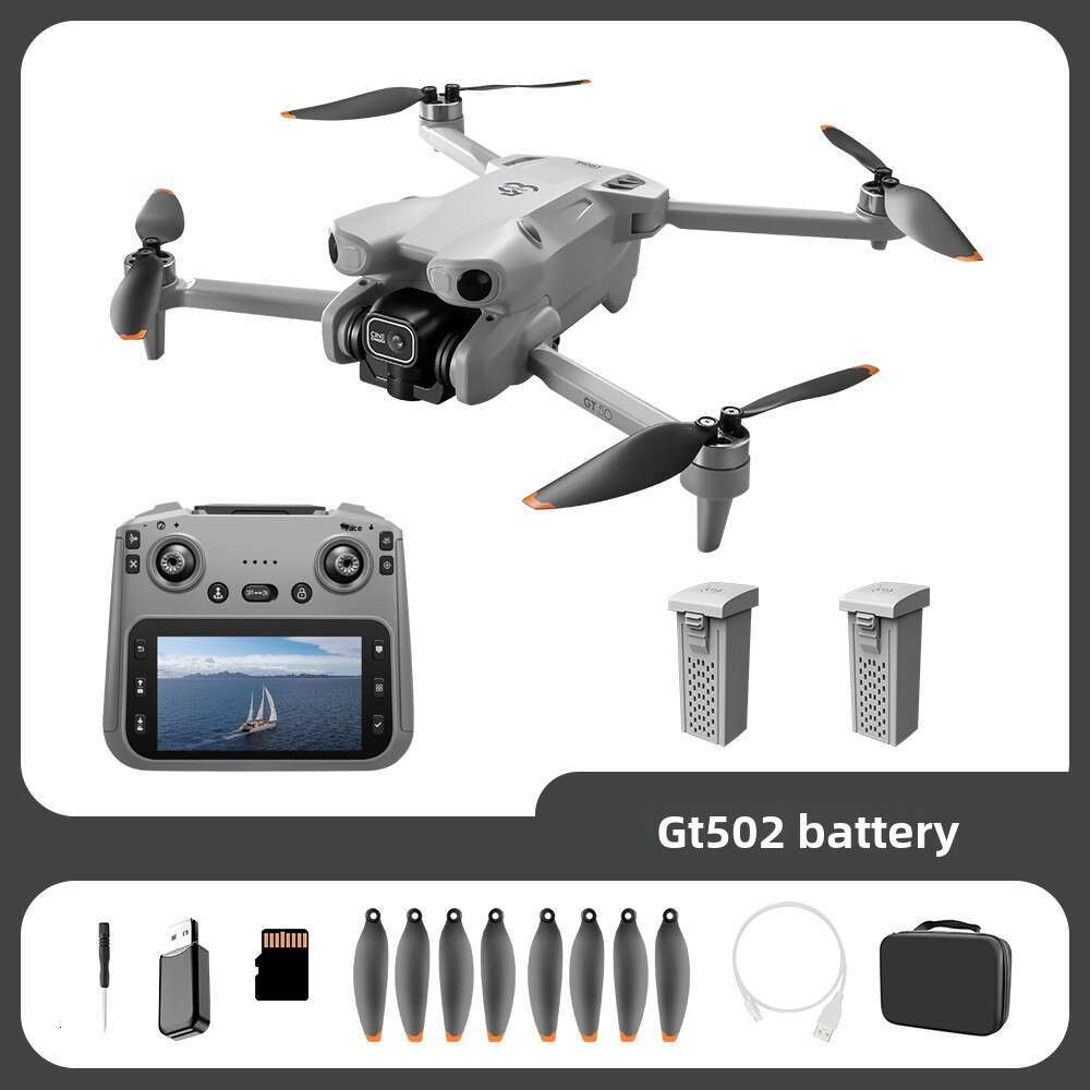 GT50 Remote Control Large Screen HD Aerial Photography Brushless Obstacle Avoidance Quadcopter Toy Aircraft Drone Kuhangxin