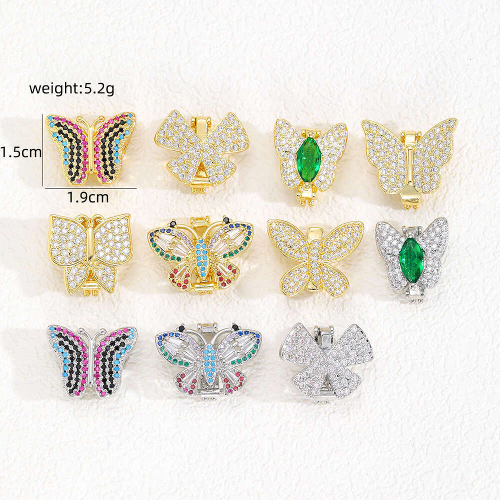 Cross-Border Hot Selling Stainless Steel 10mm Watch Strap Exquisite DIY Butterfly Bracelet Small Fashion Creative Accessories