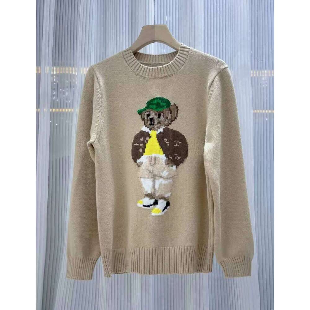 Vintage-Inspired Women's Embroidered Sweater - American College Style Knit Top, Round Neck Retro Fit Pullover, Cozy Fall Winter