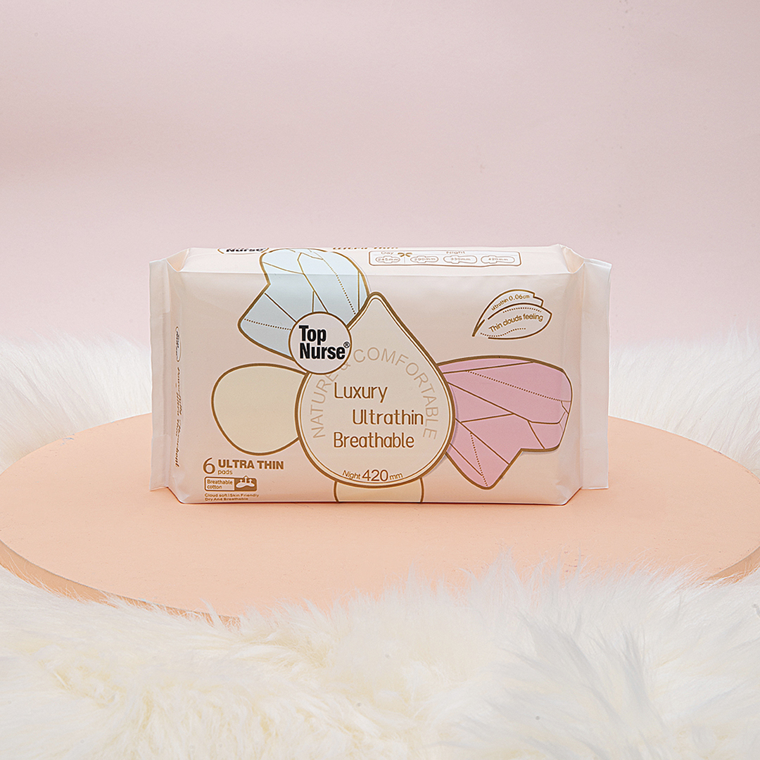 Sanitary Pads: Ultra-Soft Cotton Feel, Superior Moisture Locking, Leak-Proof & Breathable for All-Day Comfort. Your Trusted Partner