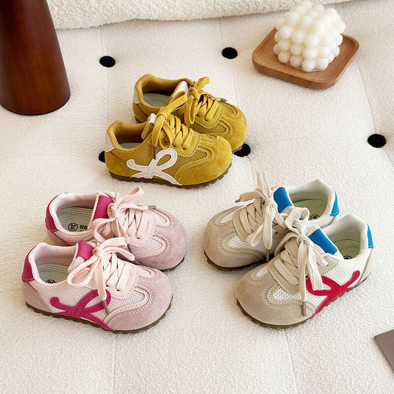 Children's Forrest Gump 2025 Spring and Autumn New Korean Style Girls' Breathable Mesh Sneakers Boys' Soft Sole Running Shoes