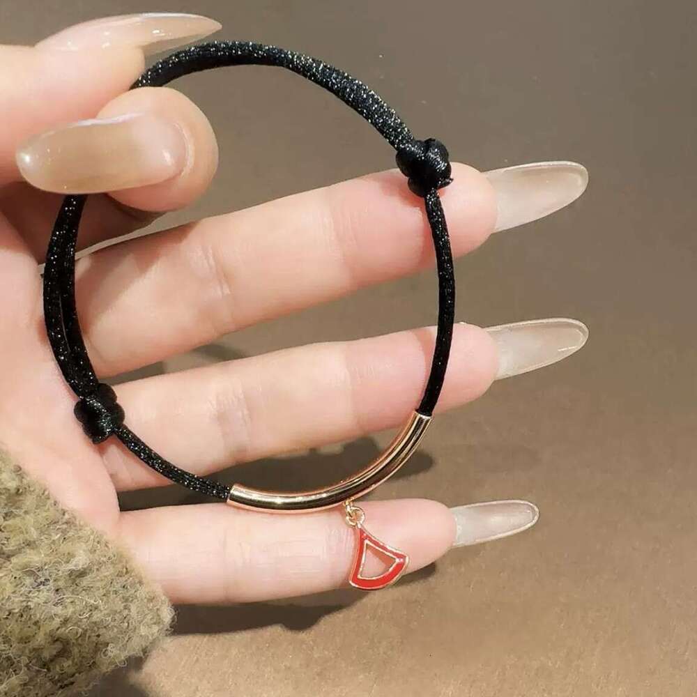 Baojia 25th Anniversary New High Version Zodiac Year Enamel Red Rope Couple Bracelet Hot Sale Factory Direct Sales Live Streaming Dropshipping