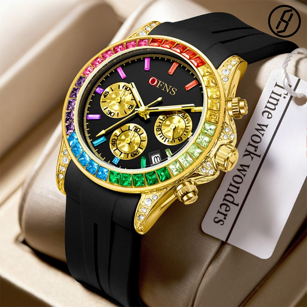 2025 Hot Selling Brand Diving Men Watch Multifunctional Chronograph Luminous Quartz Watch Waterproof Watch Business Sports Original Watch Design Watch