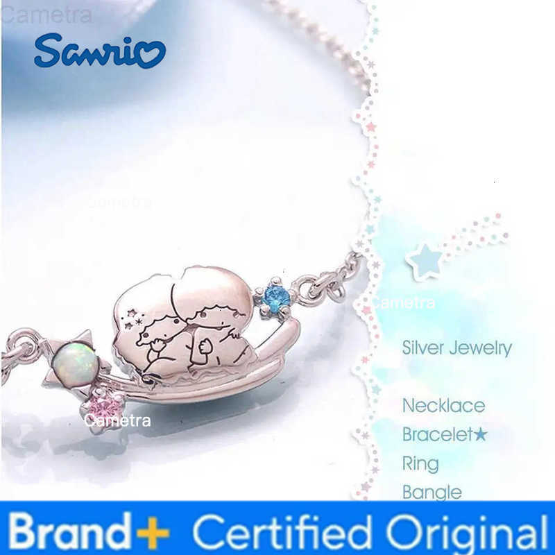 Sanrio Anime Little Twin Stars Kiki Lala Meteor ing Metal Bracelet Wrist Accessories Kawaii Decoration for Children Gifts H251229