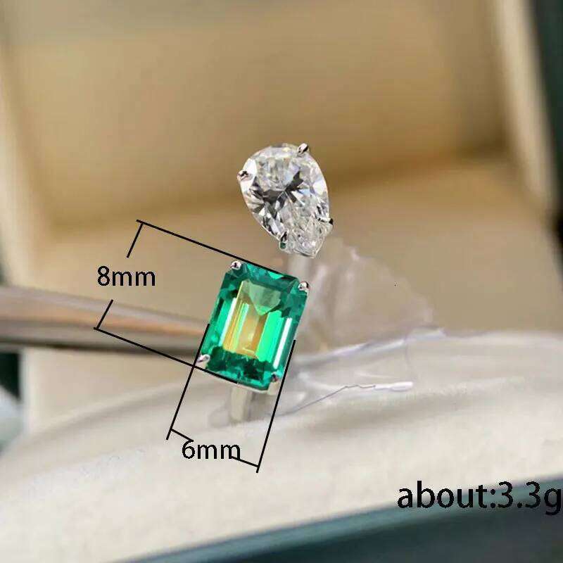 ZAKOL Trendy Geometric Cubic Zirconia Copper Rings For Women Silver Color Metal Crystal Ring Party Wedding Daily Jewelry