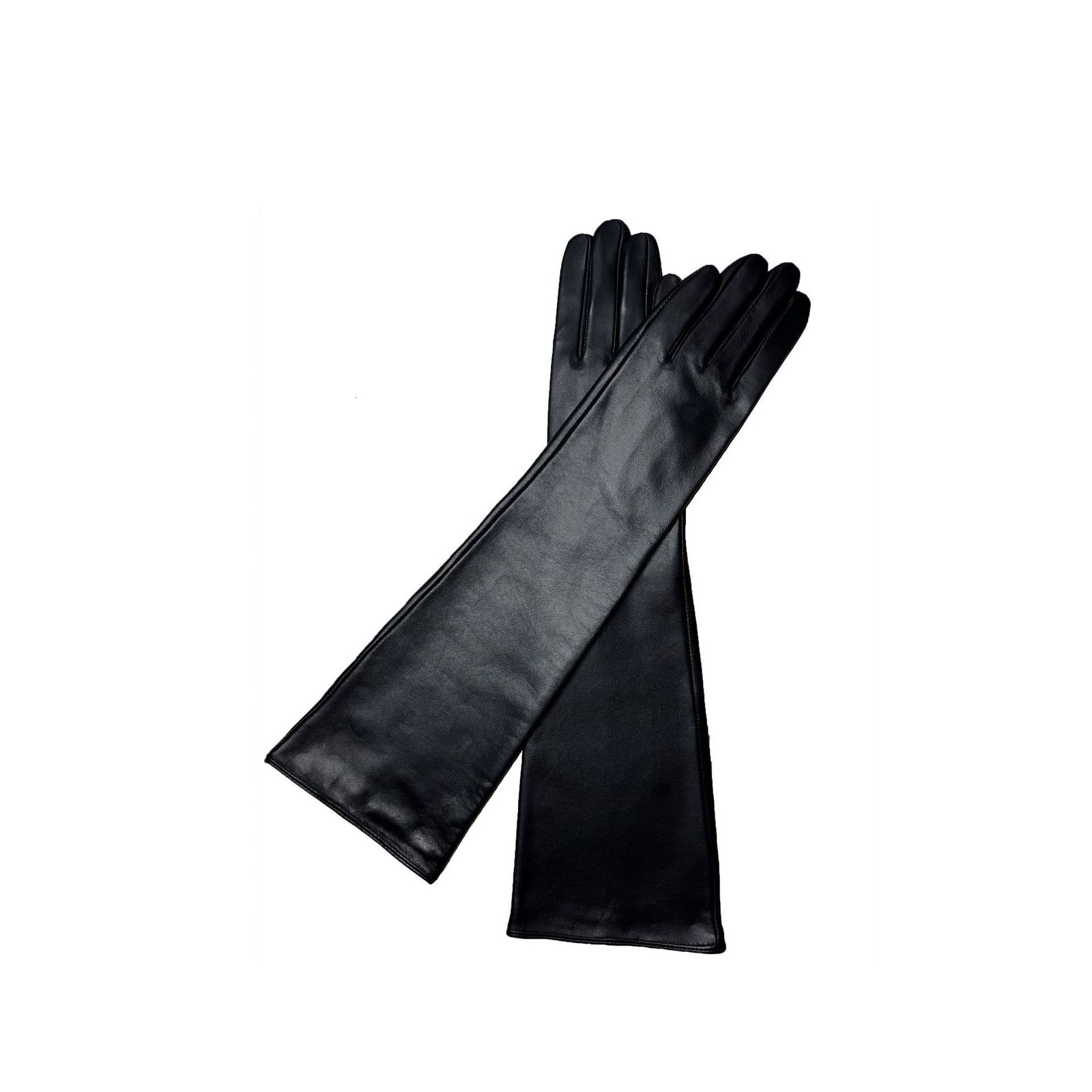 Long gloves winter sheepskin gloves womens genuine leather gloves womens long sleeves brown womens fashion 241105