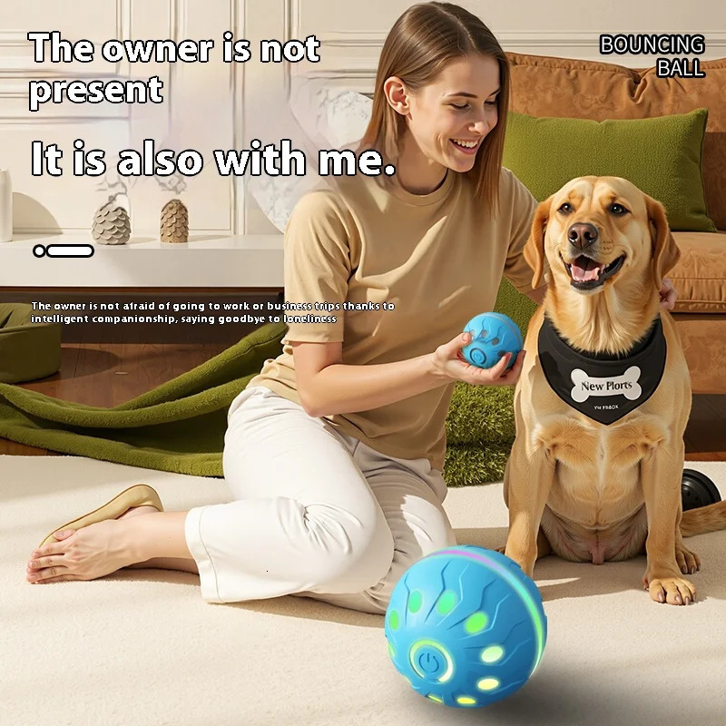 Automatic rolling ball dog and cat toys durable dog chew ball toys interactive cat and dog ball toys 251219