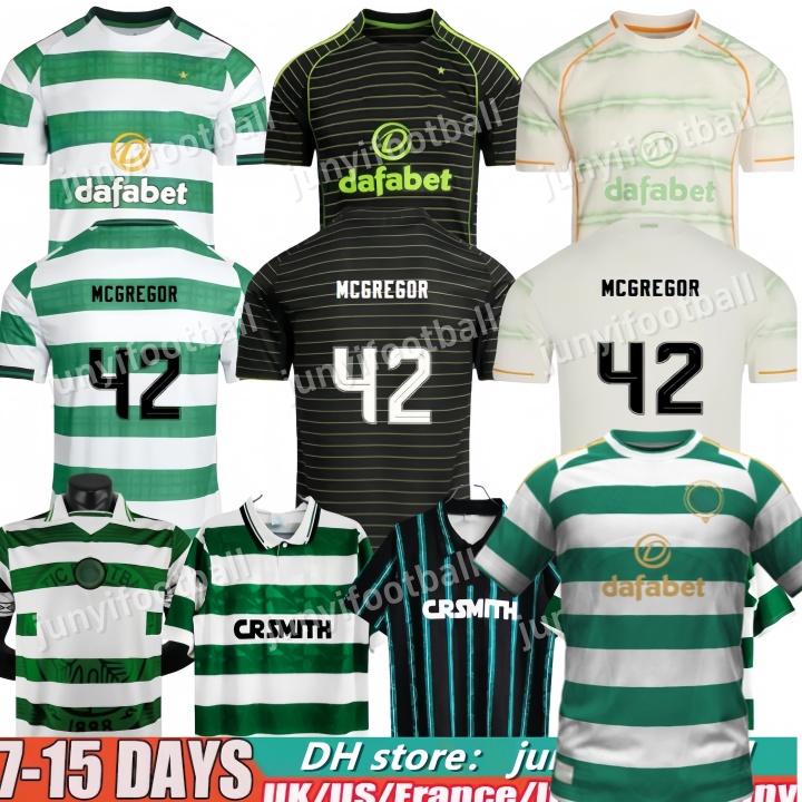 2025 2026 Celts Soccer Jerseys celticfc jersey EDOUARD mens kids kit IDAH KYOGO MCGREGOR SCHMEICHEL irish Retro 87 88 89 91 92 93 98 99 celticfootball shirts