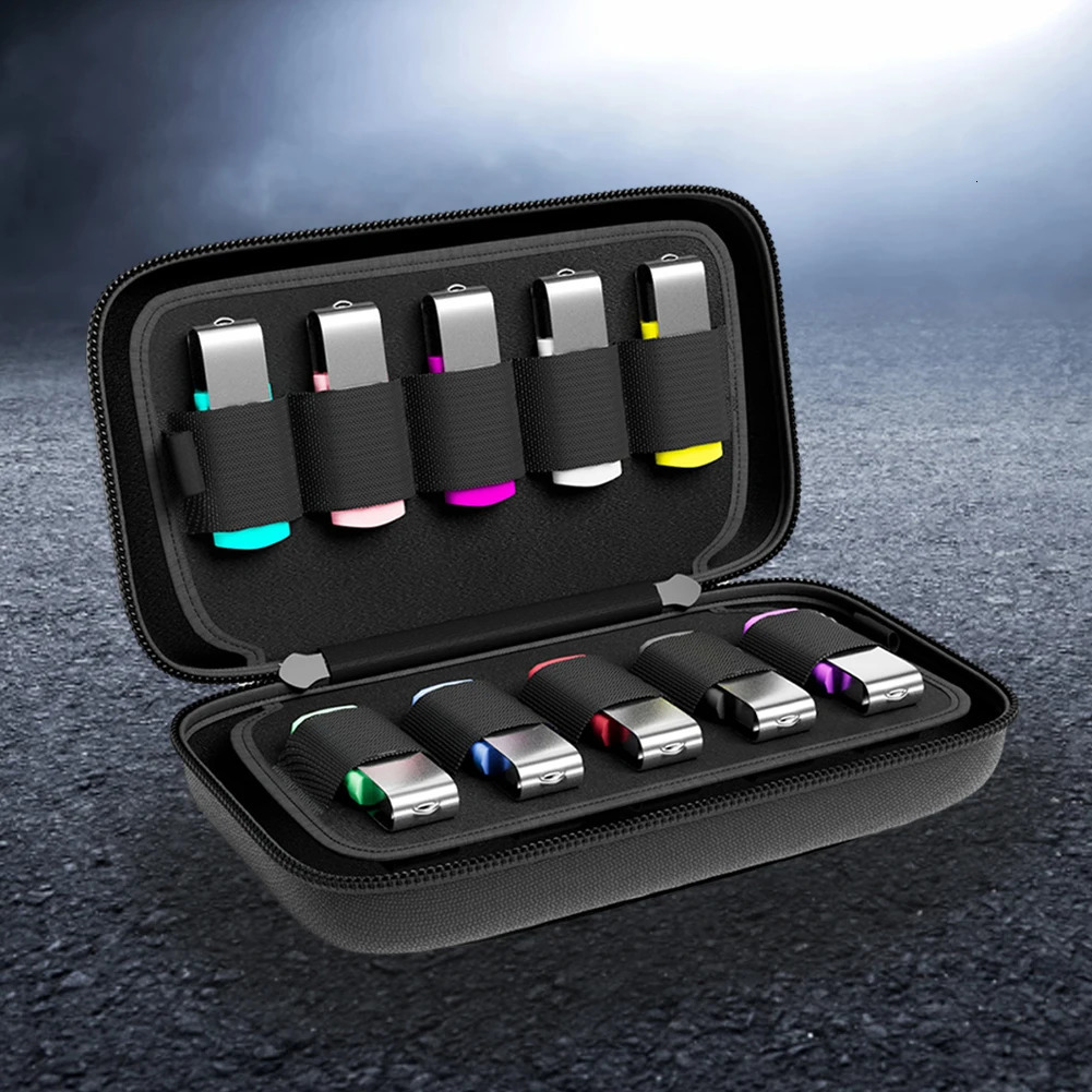 USB Flash Drive Case Dustproof USB Flash Drive Storage Bag Shockproof Portable USB Carrying Bag Electronic Accessories Organizer 251224